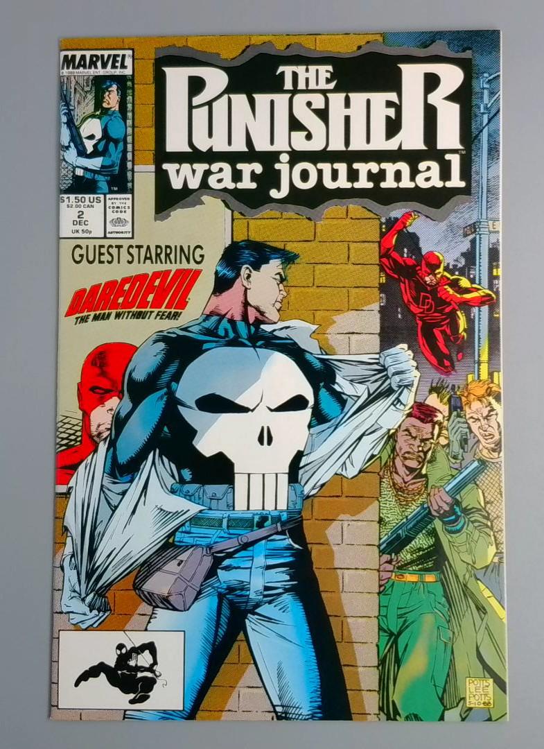 The Punisher: War Journal #12, NM- Guest Starring Daredevil, Marvel, 1989 JR1