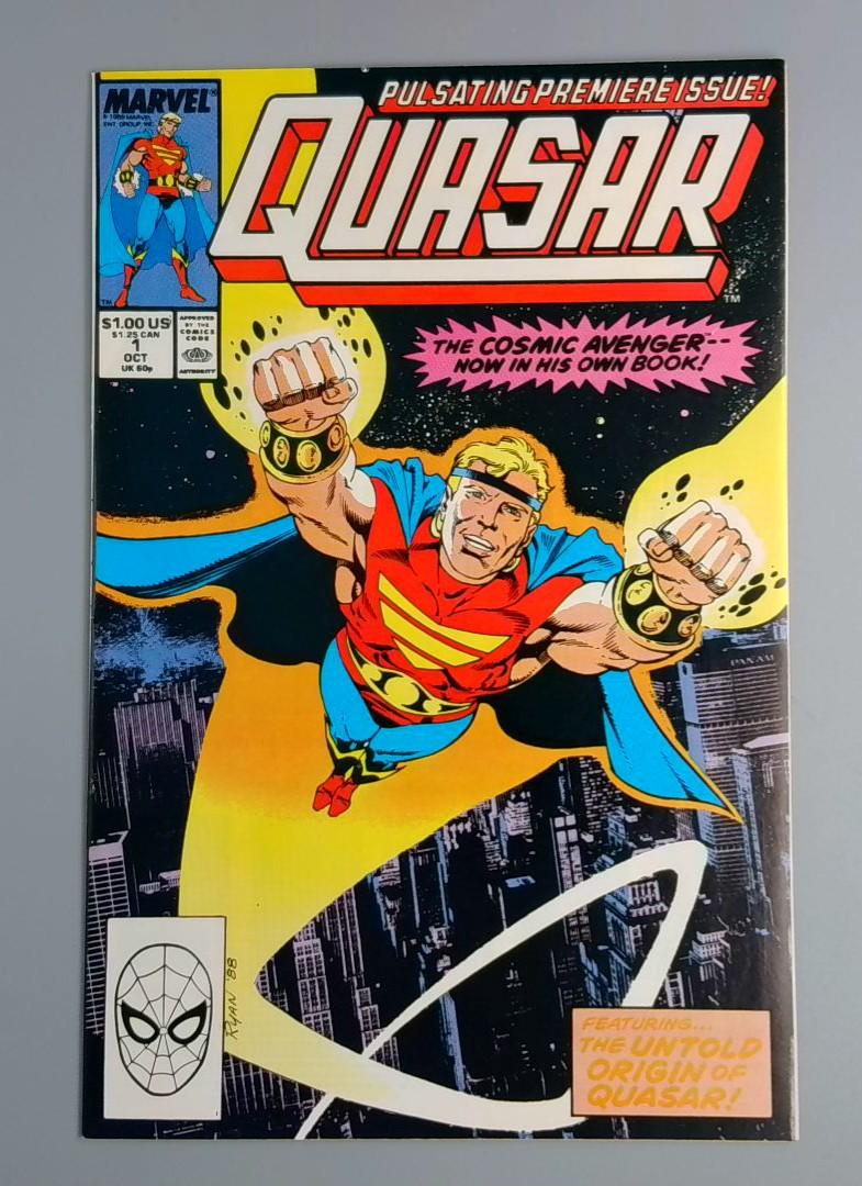 Quasar #1, NM- The Cosmic Avenger, Marvel Comics, 1989 JR1