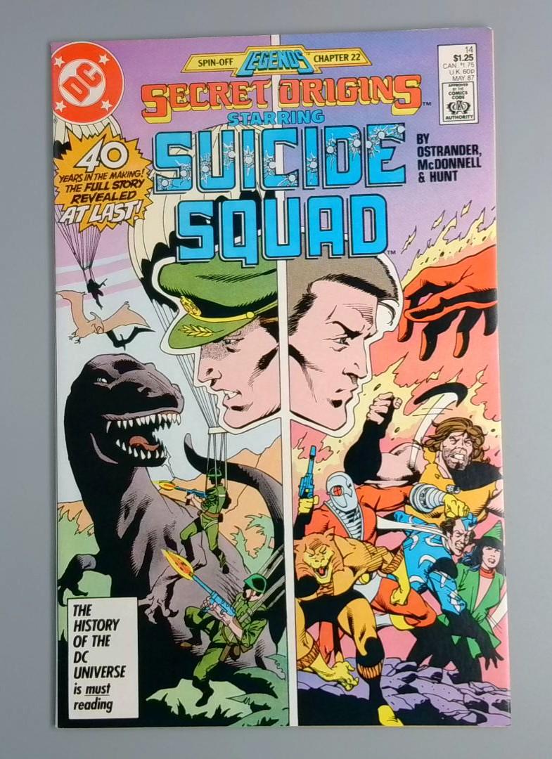 Secret Origins #14, NM- Suicide Squad Origin, DC Comics, 1987 JR1