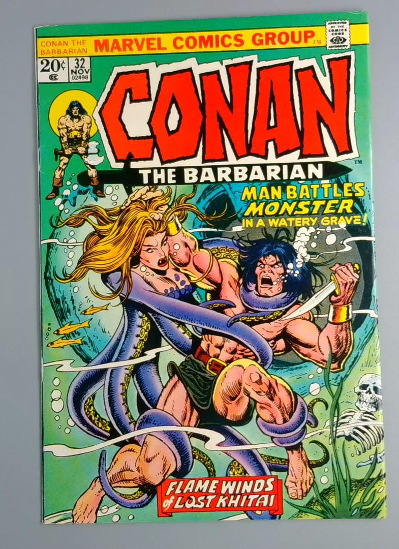 Conan the Barbarian #32,  VF Marvel Comics 1973 JR1
