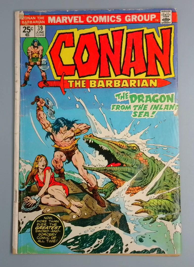 Conan the Barbarian #39, The Dragon from the Inland Sea, Marvel Comics, 1974 JR1