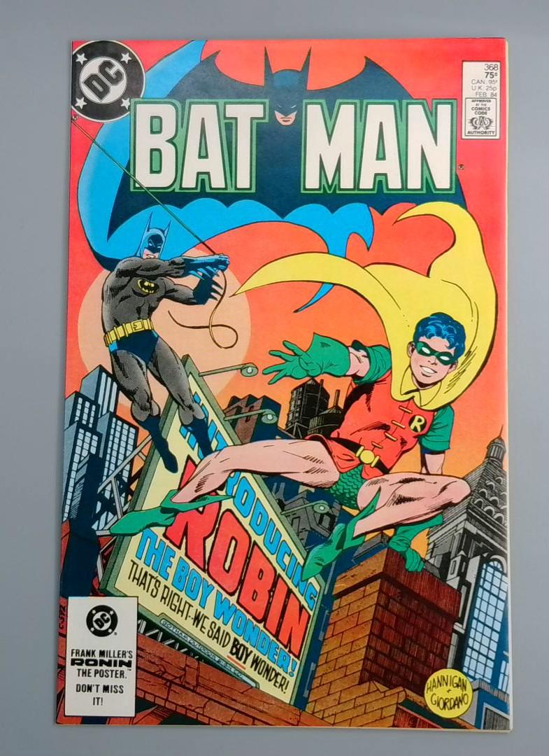 Batman #358, FN+ Jason Todd becomes Robin, DC Comics, 1983 JR1