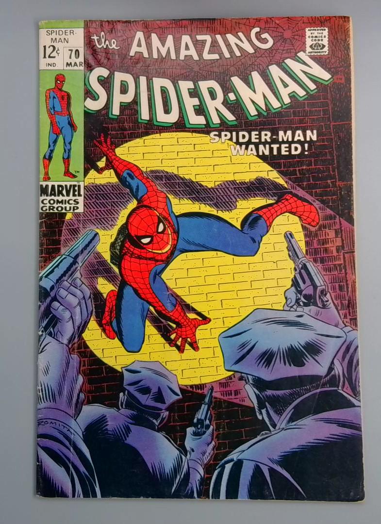 Amazing Spider-Man #70,VG+ 1st Vanessa Fisk, Marvel Comics, 1969 JR1