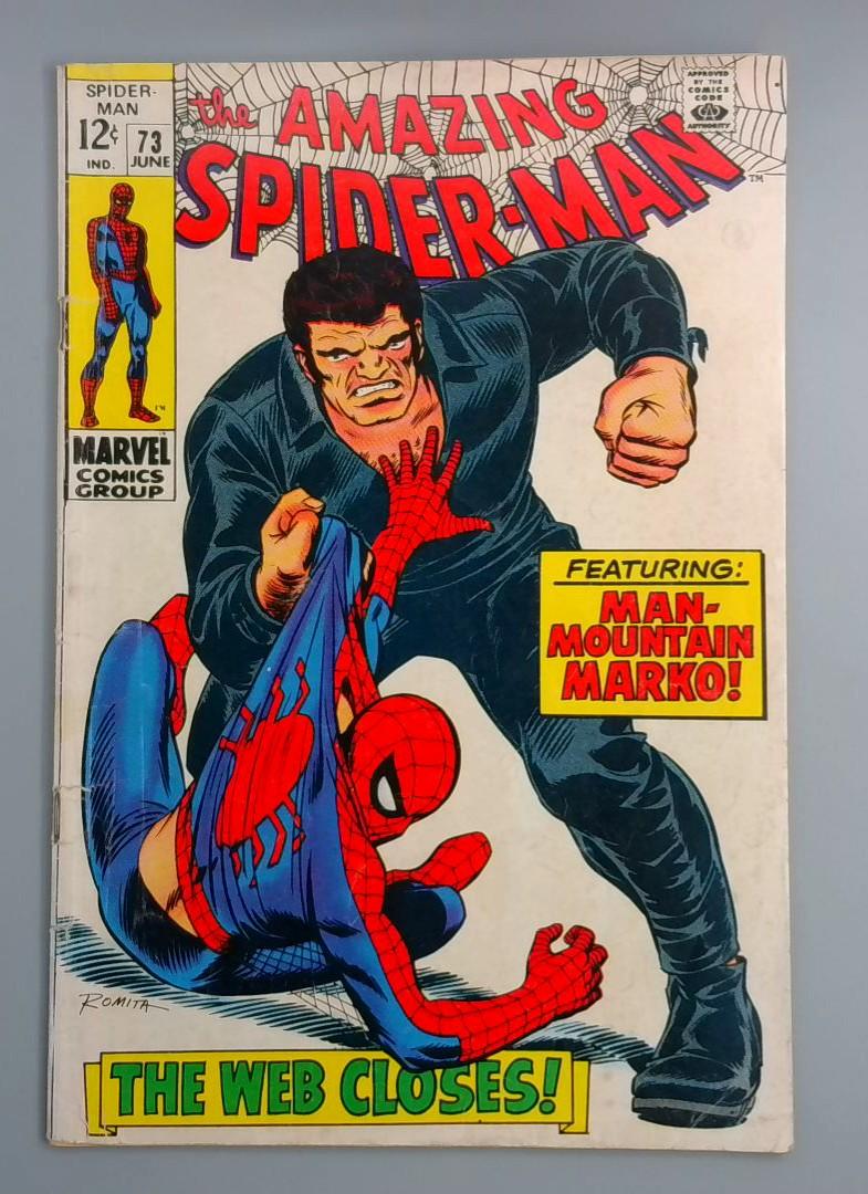 Amazing Spider-Man #73, VG- 1st Silvermaine, Marvel 1969 JR1