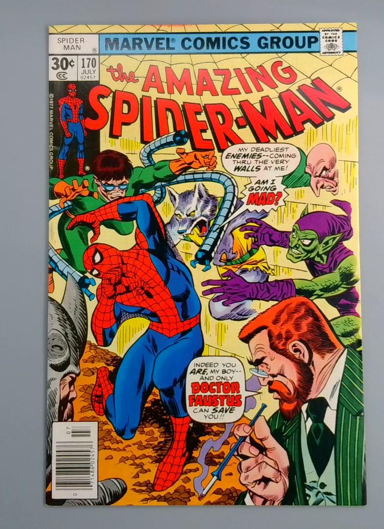 Amazing Spider-Man #170, VF+ Marvel Comics, July 1977 JR1