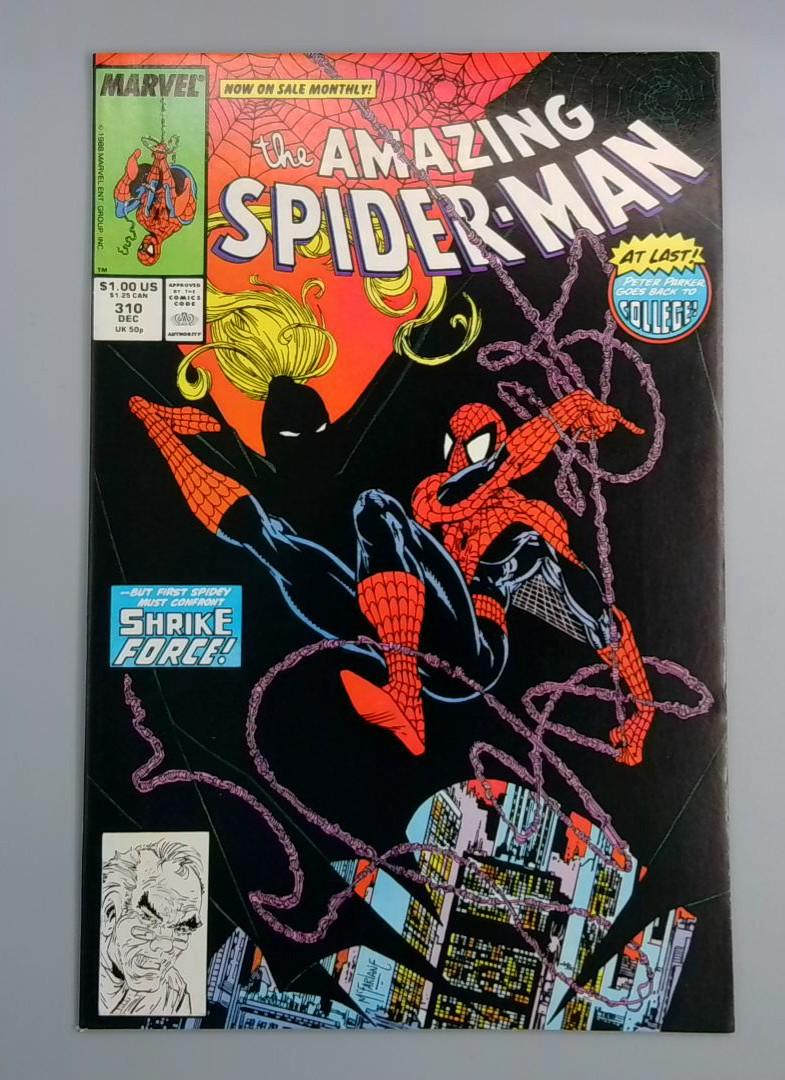 Amazing Spider-Man #310, NM McFarlane Art, Marvel, 1988 JR1