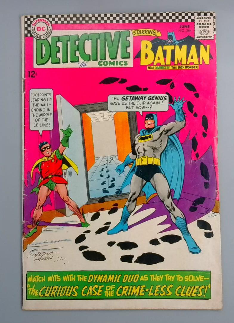Detective Comics #364, VG+ Riddler DC Comics 1967 JR1