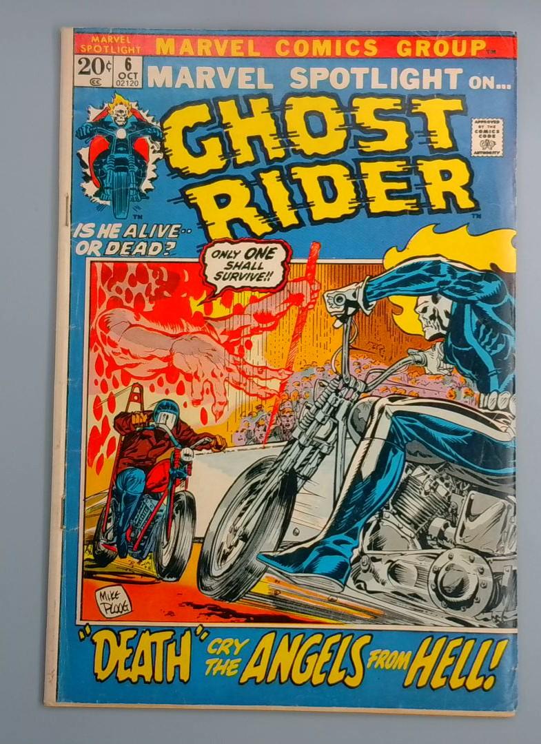 Marvel Spotlight #6, VG 2nd Ghost Rider, Marvel Comics, 1972 JR1