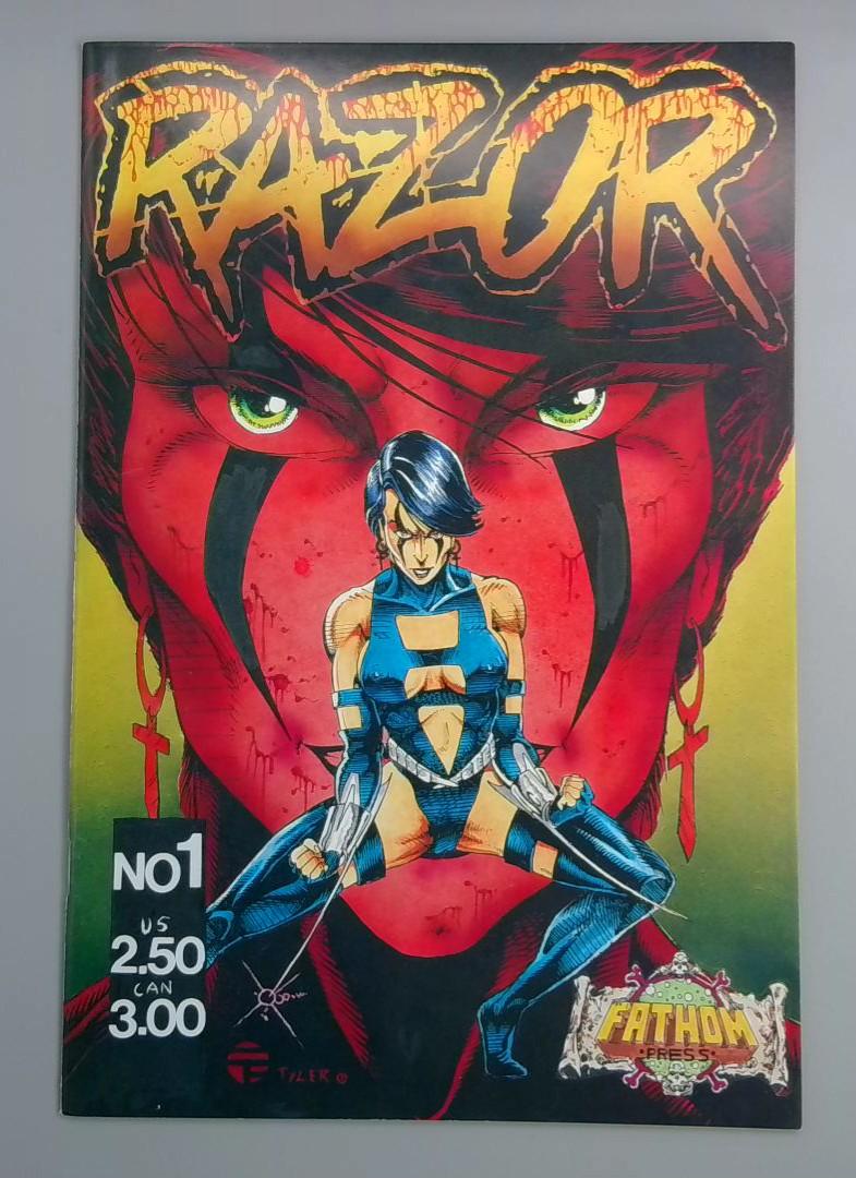 Razor #1 VF/NM 1st Razor  London Nights Studio 1992 JR1