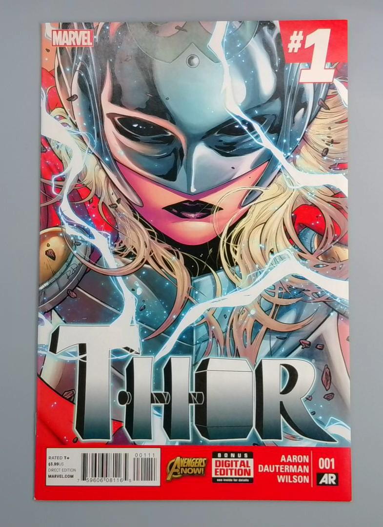 Thor #1, NM 1st Jane Foster as Thor, Marvel, 2014 JR