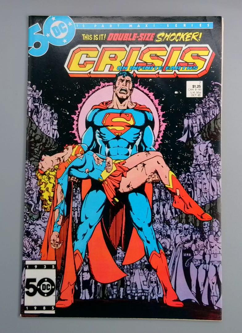 Crisis on Infinite Earths #7, Death of Supergirl, DC Comics, 1985 JR1