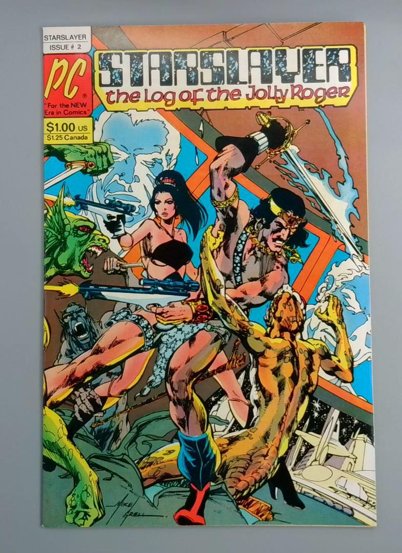 Starslayer #2, NM- 1st Rocketeer, Dave Stevens art Pacific Comics 1982 JR1