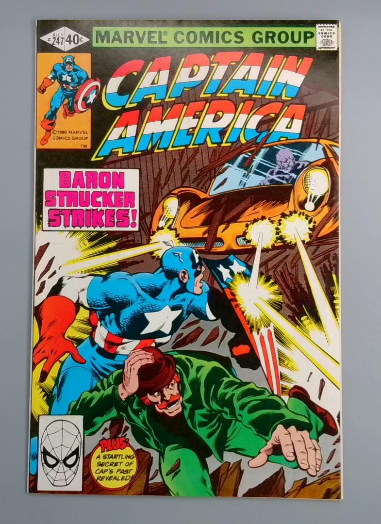 Captain America #247, NM 1st John Byrne Issue Marvel Comics, 1980 JR1
