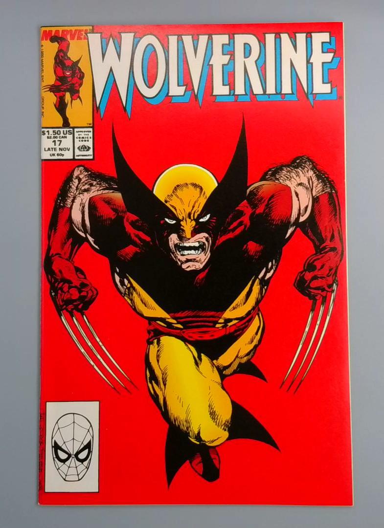 Wolverine #17, NM Classic John Byrne Cover Marvel Comics, 1989 JR1