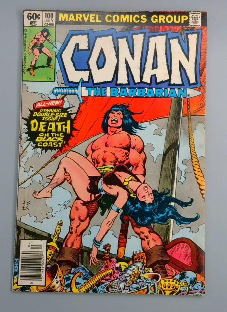 Conan the Barbarian #100, Death on the Black Coast, Marvel Comics, 1979 JR1