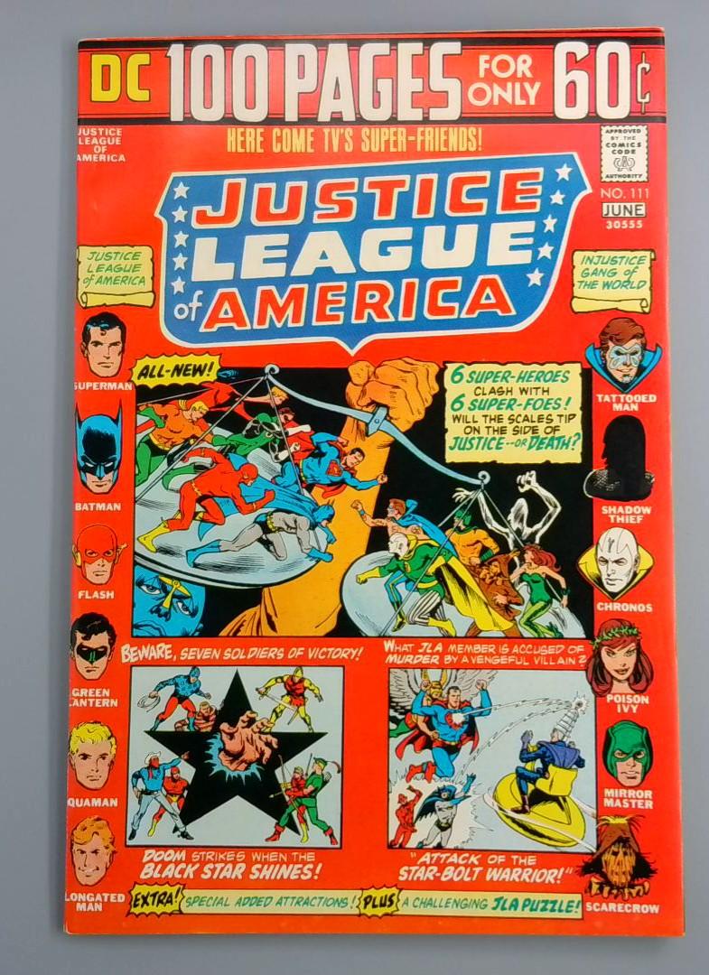Justice League of America #111, NM- 1st Injustice Gang, DC Comics, 1974 JR1