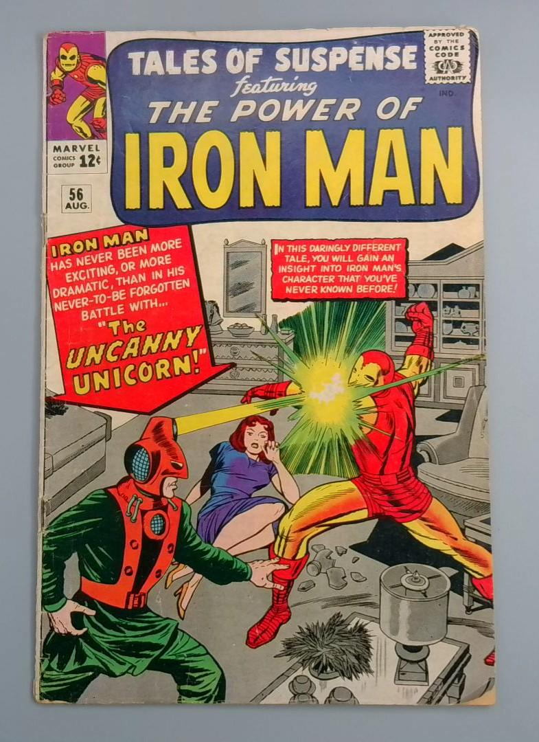 Tales of Suspense #56 VG+ 1st Unicorn Marvel Comics 1964 JR1