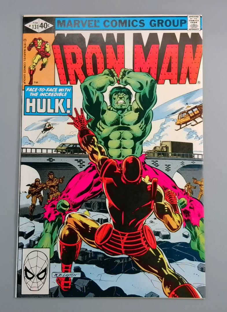 Iron Man #131 VF/NM Incredible Hulk!, Marvel Comics, 1979 JR1