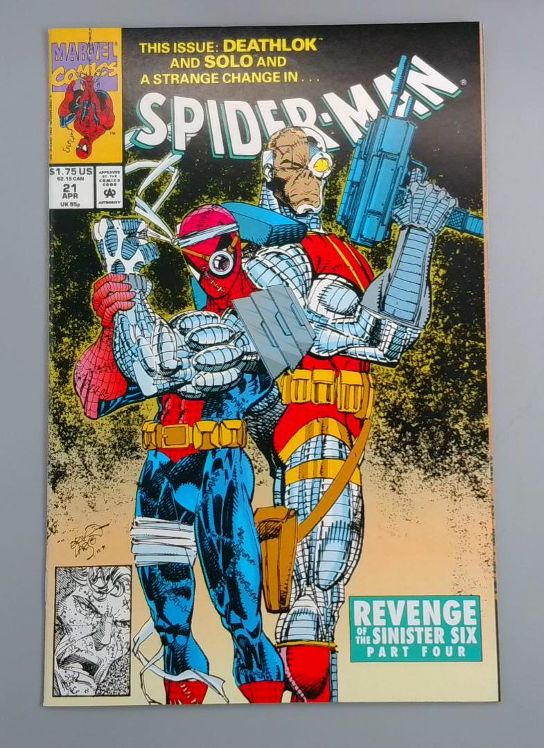 Spider-Man #21, NM Sinister Six Part Four, Marvel Comics, 1992 JR1