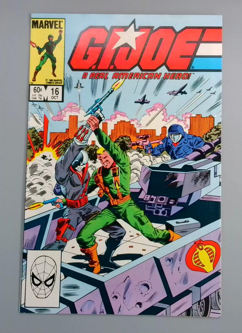 G.I. Joe: A Real American Hero #16, NM 1st Major Blood Marvel Comics,1983 JR1