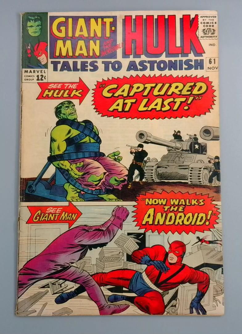 Tales to Astonish #61, VG 1st Major Talbott Marvel Comics,1964 JR1 