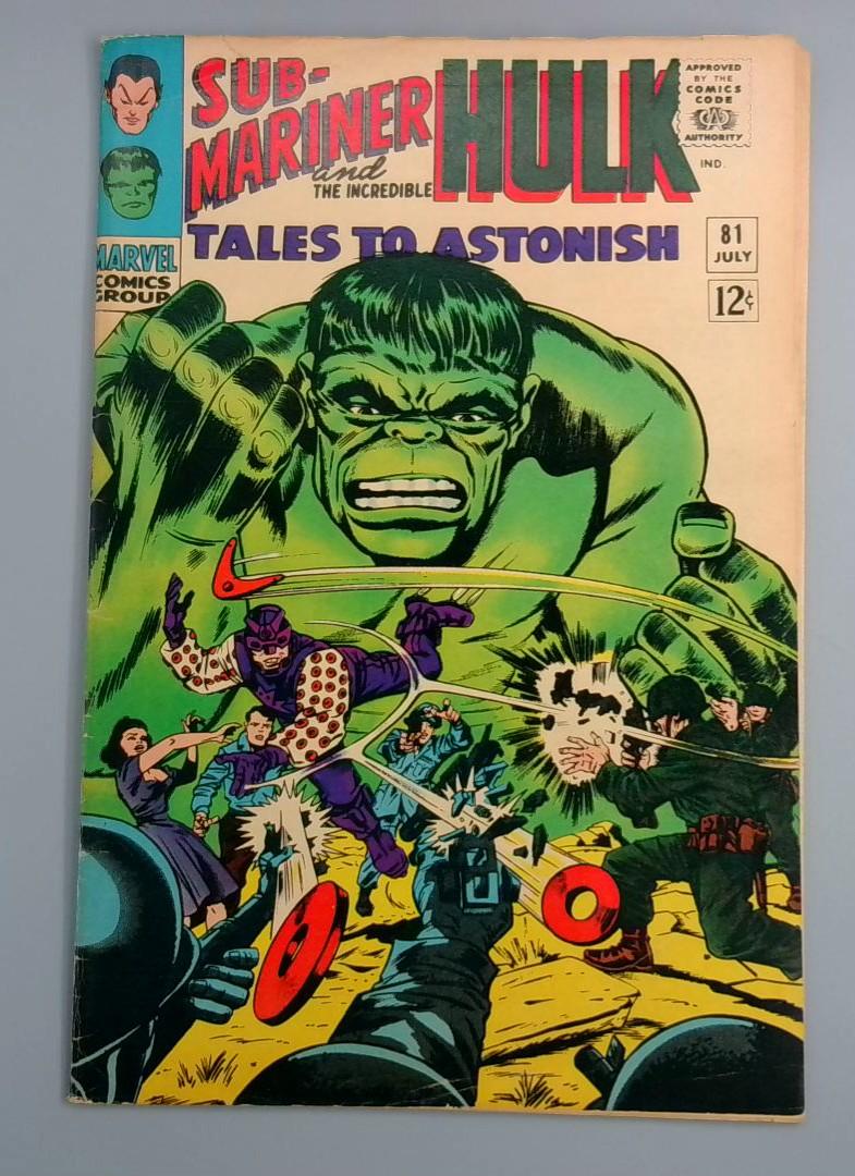 Tales to Astonish #81 FN+ 1st Boomerang Marvel Comics, 1966 JR1