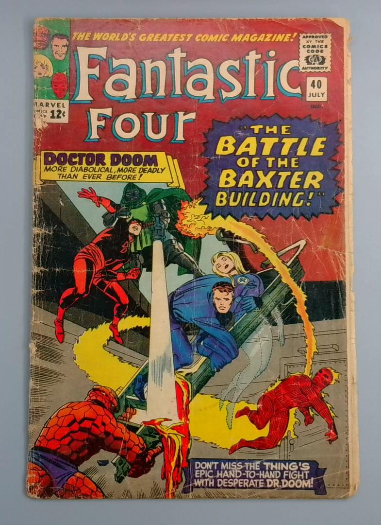Fantastic Four #40, GD Daredevil Marvel Comics, July 1965 JR1