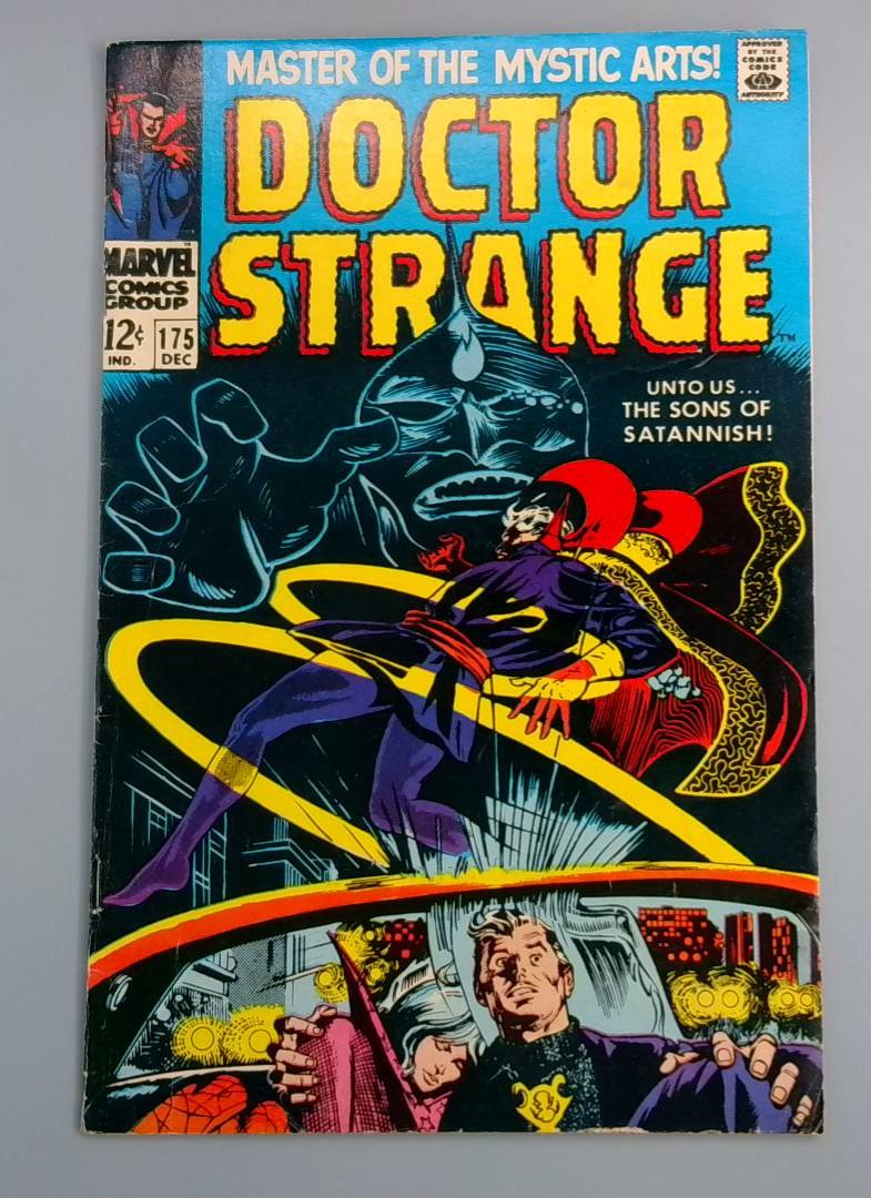 Doctor Strange #175, VG+ 1st Sons of Satannish Marvel Comics, 1968 JR1