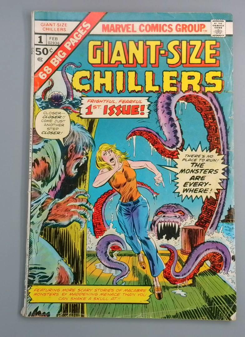 Giant-Size Chillers #1, VG Marvel Comics, 1974 JR1