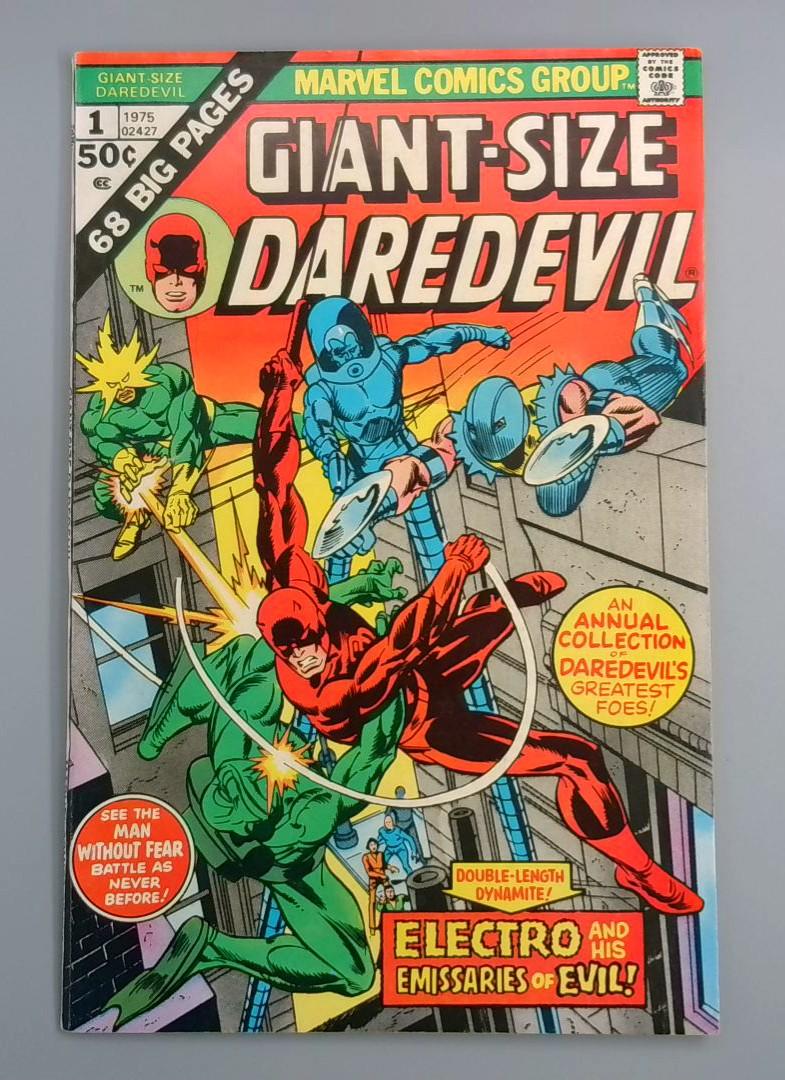 Giant-Size Daredevil #1, VF- Marvel Comics Group, 1975 JR1