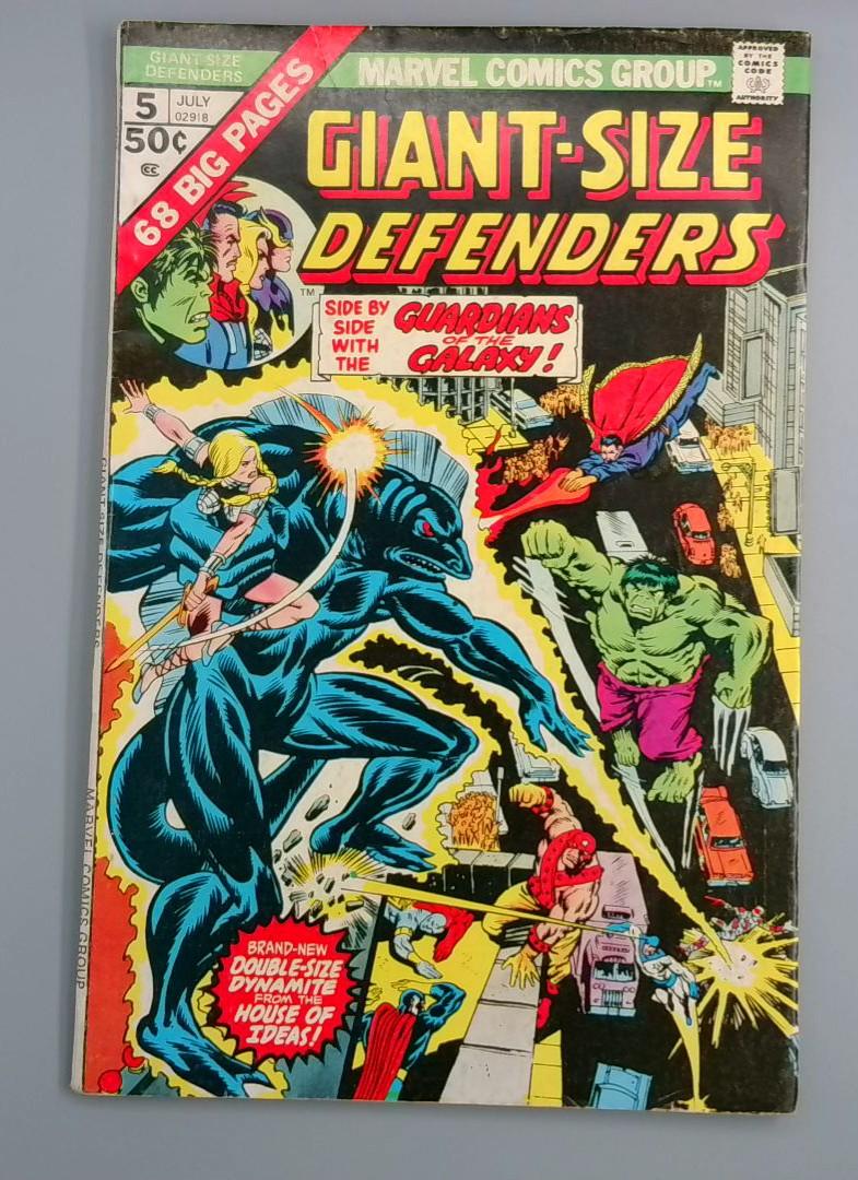 Giant-Size Defenders #5, VG 1st Vance Astrovik Marvel Comics 1975 JR1
