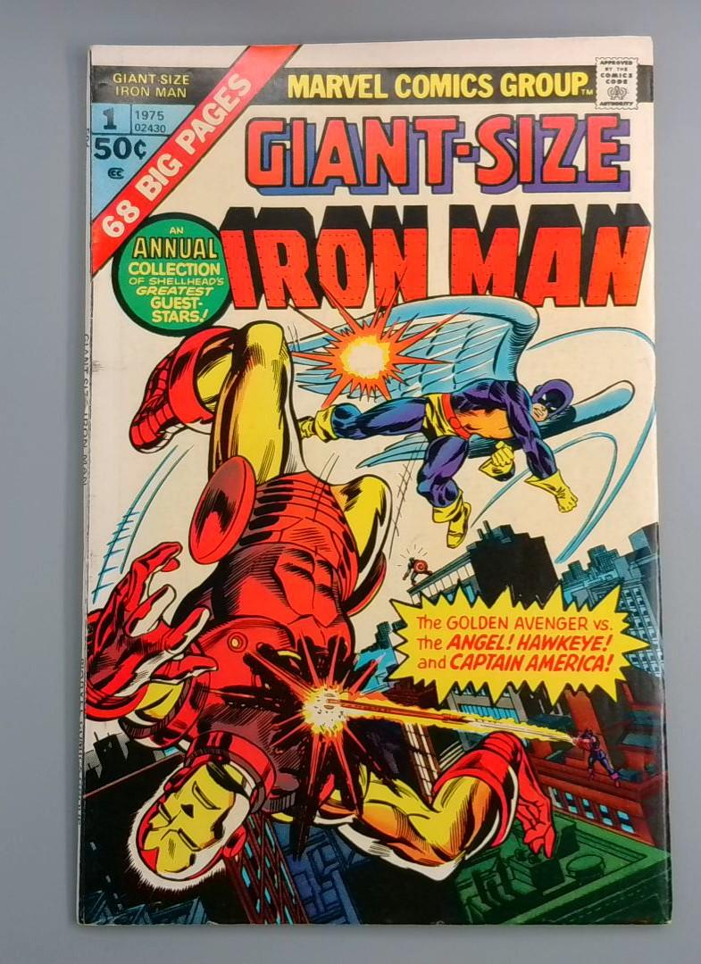 Giant-Size Iron Man #1, X-Men Marvel Comics, 1975 JR1