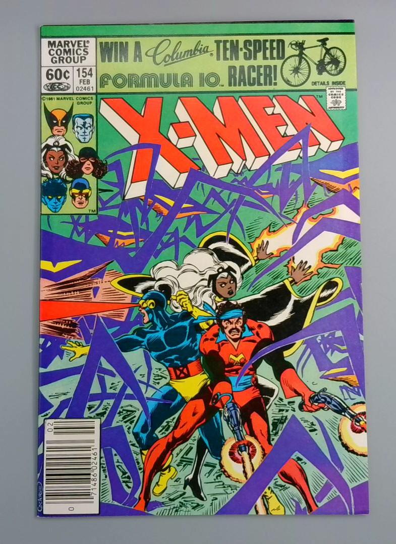Uncanny X-Men #154, NM Newsstand Marvel Comics, 1981 JR1