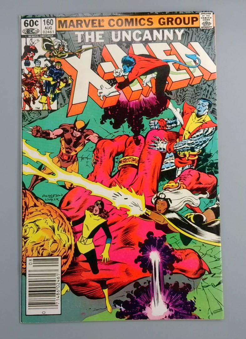Uncanny X-Men #160,VF 1st Adult Illyana Newsstand, Marvel Comics1982 JR1