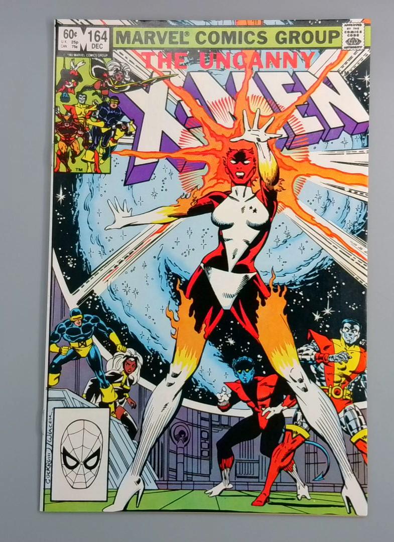 Uncanny X-Men #164, NM 1st Binary Marvel Comics, 1982 JR1