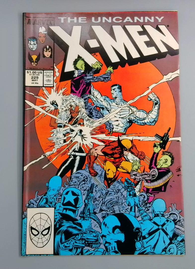Uncanny X-Men #229, VF+ Marvel Comics, 1988 JR1
