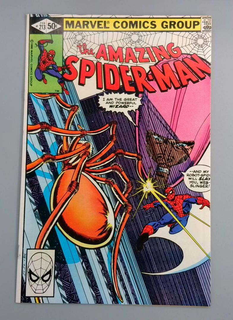 Amazing Spider-Man #213,VF+  Marvel Comics, 1981 JR1
