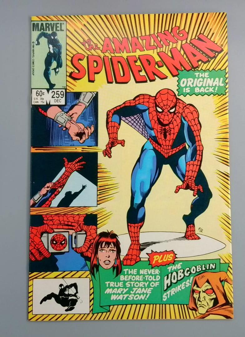 Amazing Spider-Man #259,VF/NM Origin of Mary Jane Marvel, 1984 JR1