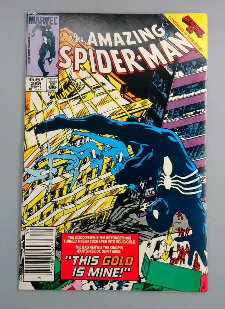 Amazing Spider-Man #268, NM Newsstand Marvel Comics, 1986 JR1