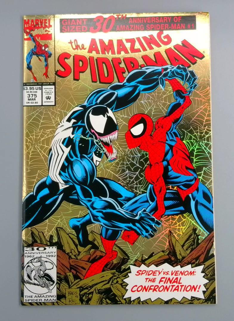 Amazing Spider-Man #375, NM st App Ann Weying, Marvel Comics, 1992 JR1