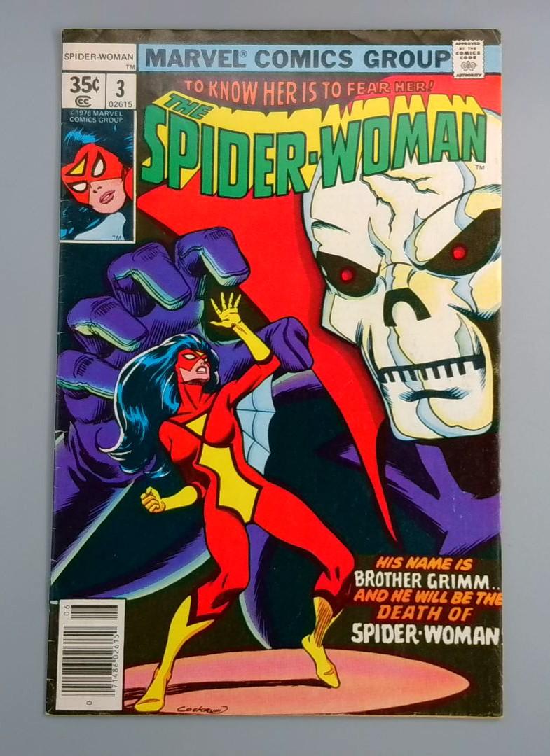 Spider-Woman #3, VG+ Marvel Comics, 1978 JR1