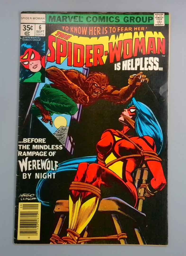Spider-Woman #6, Werewolf by Night, Marvel Comics, September 1978 JR1