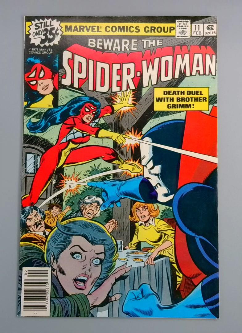 Spider-Woman #11, VF Death Duel with Brother Grimm, Marvel Comics, 1979 JR1