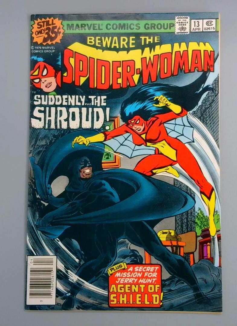 Spider-Woman #13, Suddenly the Shroud!, Marvel Comics Group, 1979