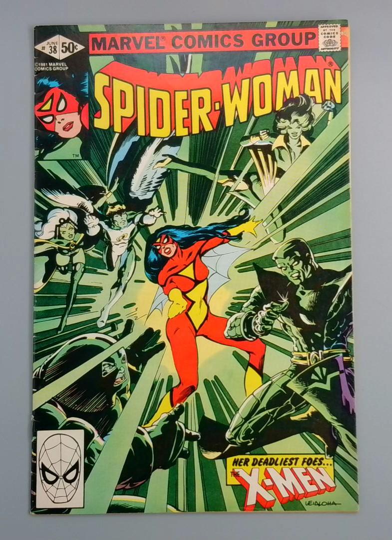 Spider-Woman #38, X-Men Crossover, Marvel Comics Group, 1981 JR1