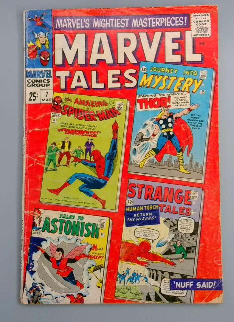 Marvel Tales #7, GD/VG Marvel Comics Group, 1967 JR1