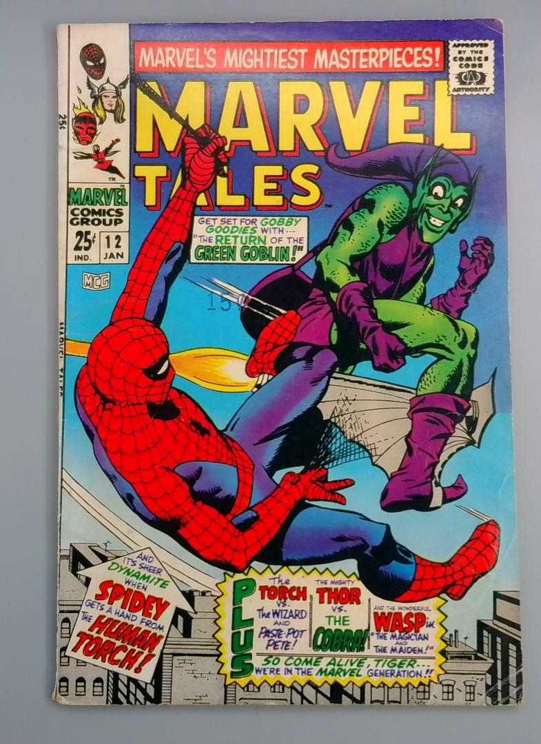 Marvel Tales #12, FN+ Green Goblin Cover, Marvel Comics, January 1969 JR1