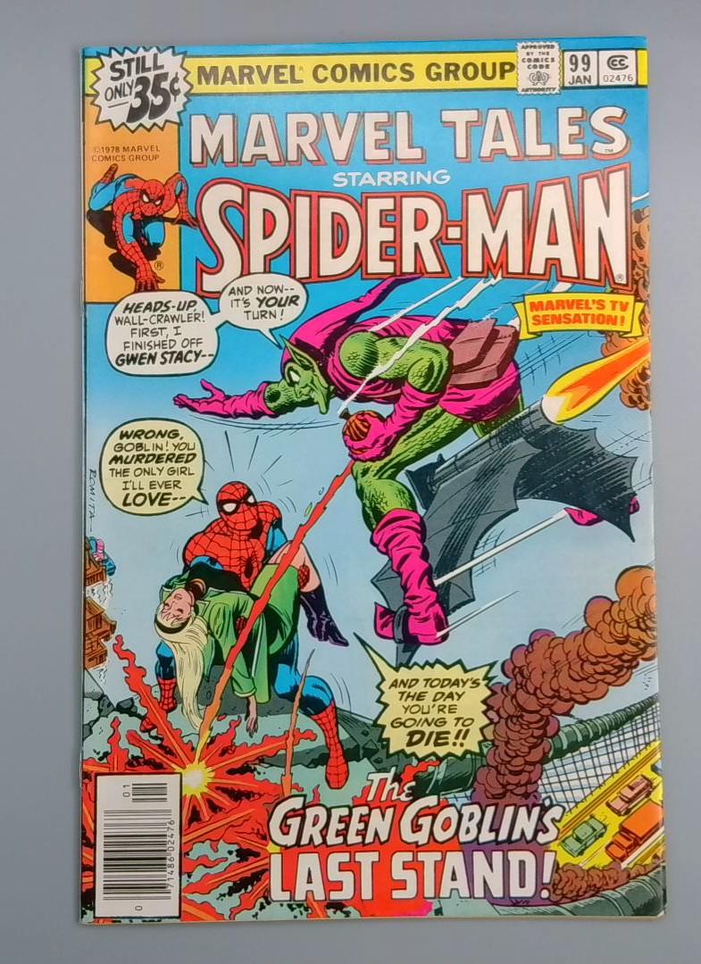 Marvel Tales #99, VF ASM #122 Reprint Marvel Comics, 1978 JR1