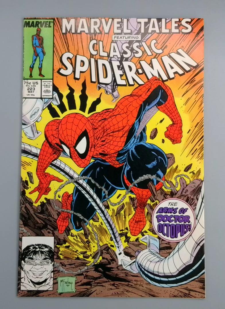 Marvel Tales #223, VF- McFarlane Cover Marvel Comics, 1989 JR1