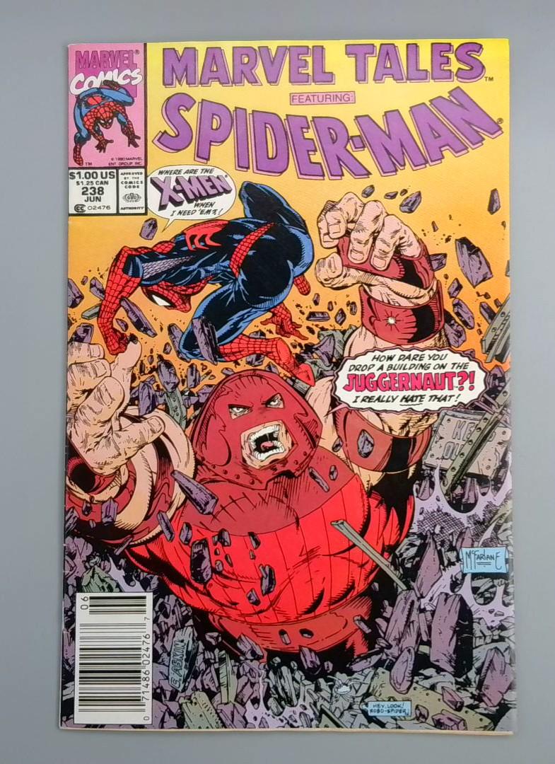 Marvel Tales #238, VF+ McFarlane Juggernaut Cover Marvel Comics,1990 JR1